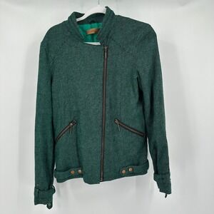 Skunkfunk Quiet Luxury Women Tailored Jacket Sz 4 Modern Architectural Edgy Moto